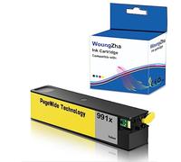Woungzha 991X Ink Cartridge, Compatible for HP 991X for HP PageWide 755dn 774dn 750dn 750dw 772dn 772dw 777z 777zs (1 Yellow)