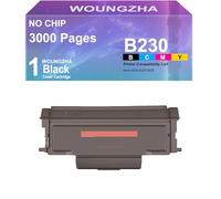 Woungzha B230 No Chip Compatible Toner Cartridge 3000 Pages for XER OX B230 B225 B235 (1 Black Without Chip)