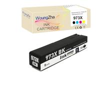 Woungzha Compatible Ink Cartridge Replacement for HP 973X 973 XL 973XL for Use with PageWide Pro 477dw 577dw 452dw 477dn 452dn 577z 552dw P55250dw with Chip (1 Black)