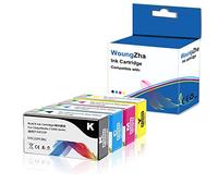 Woungzha Compatible Ink Cartridge SJIC22P Pigment Replacement for Epson TM-C3500 Color Works C3500 C3510 C3520 Printer 4PK
