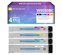 Woungzha Compatible Toner Cartridge Replacement for HP W9050MC W9051MC W9052MC W9053MC for HP Color Laser Managed MFP E87640DN E87650DN E87650Z E87660DN (4-Pack)