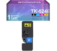 Woungzha Kyocera TK5240 Toner Cartridge for Kyocera Ecosys P5026cdn Kyocera Ecosys P5026cdw, Kyocera Ecosys M5526cdn Kyocera Ecosys M5526cdw (1 Cyan)