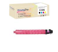 Woungzha Toner Cartridge MP-C306 MP-C307 Compatible with pour Ricoh Aficio MP-C306 MP-C307 MP-C406 (1 Magenta)