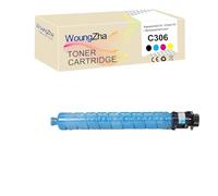 Woungzha Toner Cartridge MP-C306 MP-C307 Compatible with pour Ricoh Aficio MP-C306 MP-C307 MP-C406 (1 Cyan)