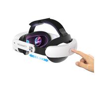 WOUNMTT Head Strap for Oculus Meta Quest 3S Quest 3, Adjustable Comfortable and Upgraded Support, VR Headset Accessories, Battery-Free Strap, Reduce Facial Stress and Immersion in