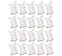 WOURRD 20pcs Retro Cassette Tape Musical Instrument Charm In Antique Silver For Creative Jewelry And Tibetan Styles Crafting