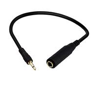 WOURRD 6.35mm To 3.5mm Mono/Stereo Headphone Guitar Extension Cable Cord 1/4inch Female To 1/8inch Male Cable