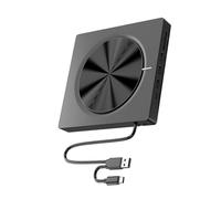 WOURRD Fast Speed External DVDs Drives USB3.0 Type C CDs Burners Featuring 4 USB Port And SDTF Card Readers