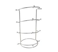 WOURRD Stylish Crown Storage Stand Detachable Four Tiers Display Shelf for Exhibitions Elegant Crystal Hairband Holder