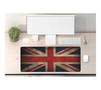 Woutay Desk Mouse Pad,Vintage United Kingdom Flag,Extended Large Mouse Mat Desk Pad