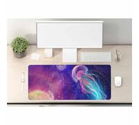 Woutay Desk Pad,Space Galaxy Jellyfish,Mouse Pad Gaming Large Desk Pad