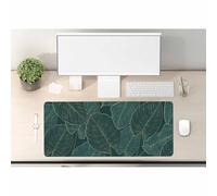Woutay Mouse Mat,Monstera Leaves,Non-Slip Desk Pad,Mouse Pad with Non-Slip Rubber Base
