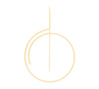 Wouters & Hendrix Technofossils Curve earring - Metallic One Size