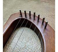 Wouueso 20Pcs Tuning Pin Nails&20Pcs Rivets,with L-Shape Tuning Wrench,10 String Laiyaqin String for Lyre Harp String Instrument