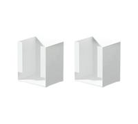 Wouueso 2pcs Kitchen Noodle Storage Box Bedroom Makeup Organizer for Masks and Cups 17.5x14x20cm