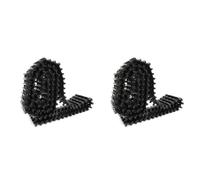 Wouueso 2X Plastic Track for Damping Robotic Smart Car Model,Chain for Tracked Vehicle Clawler Track-Type Tank Accessory