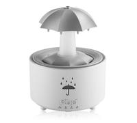 Wouueso Aromatherapy Humidifier Umbrella Water Drop Air Humidifier with Colorful Light Aroma Essential Oil Diffuser UK Plug B
