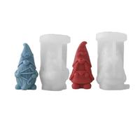 Wouueso Dwarf 3D Silicone Mold Valentine'S Day Series DIY Candle Plaster Ornament Mould Love Gnomes Handmade Soap Making