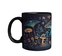 Wouueso Mushroom Tea Mug 3D Magic Mushrooms Coffee Cups Color Changing Tea Milk Water Cup Birthday Gifts for Women 9.8x12x8CM