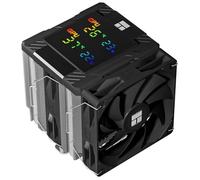 Wouueso PA 120 Digital Chassis Air Cooling Radiator 6 Heat Pipe/CPU/CPU Simultaneous Monitoring Supports LGA1851/1700/AM5 A