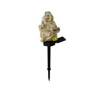 Wouueso Sea Turtle Solar Yard Stake Resin Solar Powered Stake Light for Garden Engraved Animal Statue Waterproof Solar Landscape