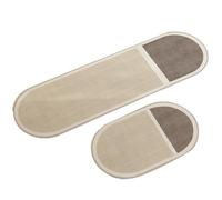 Wouueso Super Absorbent Kitchen Mat Non-Slip Diatomite Kitchen Rug Elliptical Simple Line Bathroom Mat Kitchen Supplies Easy Install Easy to Use,A