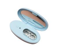 Wouueso Ultrasonic Contact Lenses Case Cleaner Portable Protein Removal Machine Efficient Tear Cleaning Container D