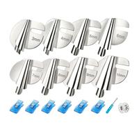 Wouueso Upgraded Universal Sewing Rolled Hemmer Foot Set 8 Sizes Rolled Hem Presser Foot (3-10mm) Wide Rolled Hem Foot, Fine Workmanship