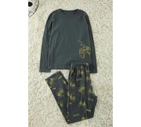 WOVCOR 2-Piece Regular Fit Game Print Knit Pajama Set - Multi - S