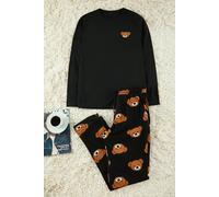 WOVCOR 2-Piece Regular Fit Teddy Bear Print Knit Pajama Set - Multi - M
