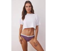Wovcor 5 Pack Lace Trim Knitted Bikini Briefs Multipack Multi