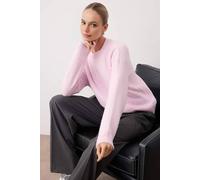 Wovcor Alpaca Wool Blend Premium Oversize Knit Sweater In Pink Pink L