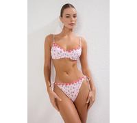 Wovcor Balconette Covered Regular Normal Waist Bikini Set Multi
