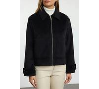 WOVCOR Cashmere Slim Jacket Coat - Black - S