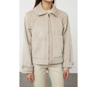 WOVCOR Cashmere Slim Jacket Coat - Taupe - XS