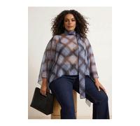 WOVCOR Chiffon Woven Plus Size Blouse - Multi - Standard