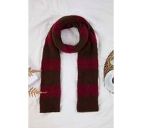 Wovcor Colour Block Stripe Brushed Knit Soft Winter Scarf Multi