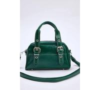 Wovcor Contrast Stitch Mini Bowling Grab Bag In Green Green