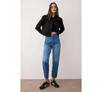 WOVCOR High Waist Mom Jeans - Blue - 16