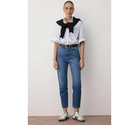 WOVCOR High Waist Mom Jeans - Blue - 4