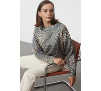 Wovcor Leopard Print Soft Knit Jumper Multi M