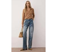 WOVCOR Normal Waist Wide Leg Jeans - Blue - 14