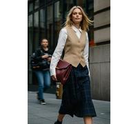 WOVCOR Premium Woven Vest - Taupe - 8