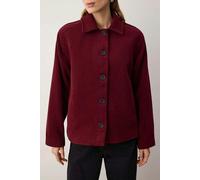 WOVCOR Regular Fit Cashmere Slim Jacket Coat - Burgundy - XS