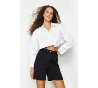 WOVCOR Regular Woven Shorts with Pockets - Black - 6