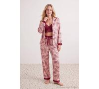 Wovcor Shirt And Trousers Satin Pyjama Set Multi