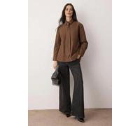 WOVCOR Shirt with Tie Detail - Brown - 8