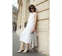 WOVCOR Sleeveless Long Lined Undershirt Dress - White - XL