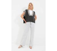 Wovcor Soft Textured Colour-Block Knit Sweater Multi M