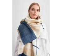 Wovcor Soft Woven Check Pattern Scarf Multi